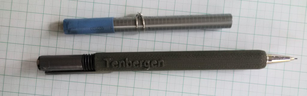 Pen re-print and original broken part