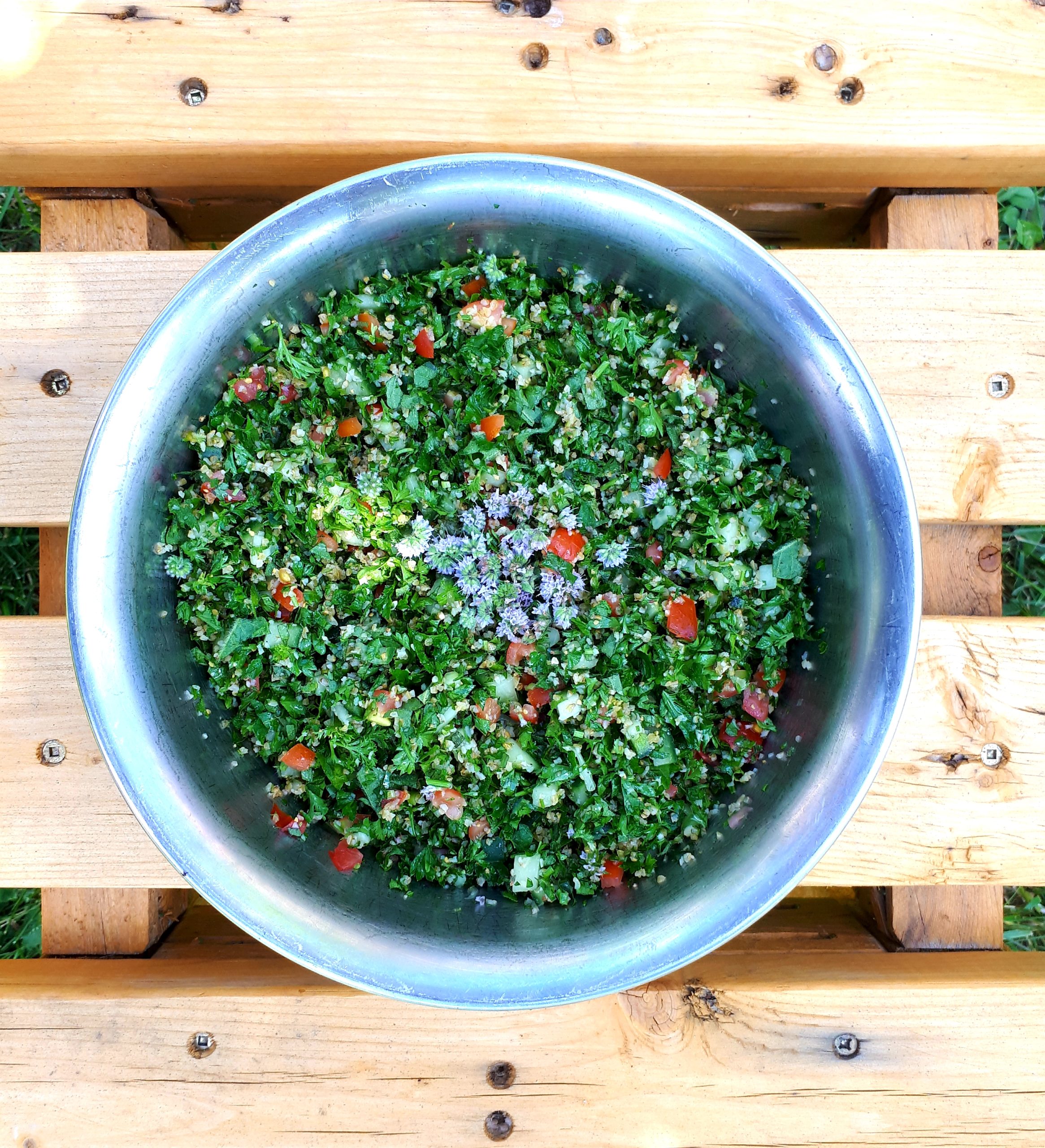 Picture of my bowl of Tabouleh